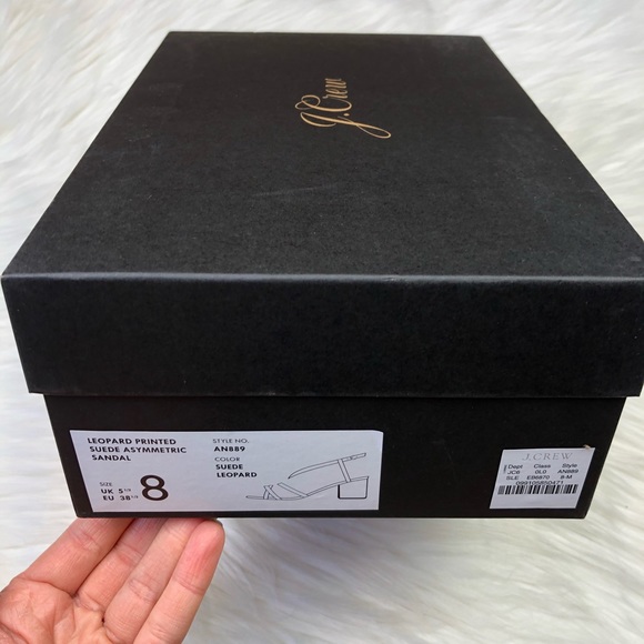 New J. Crew Odette Sandals in Leopard Suede - Picture 11 of 13